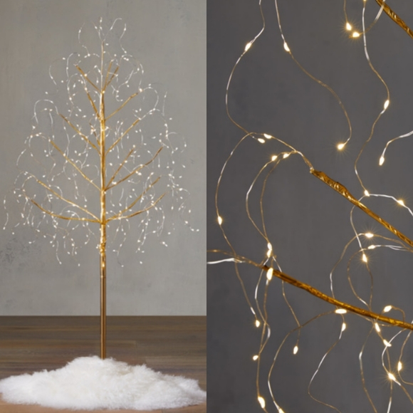 4' whimsy microlight faux tree - modern Christmas decor - Picture 1 of 5